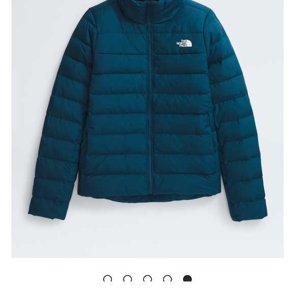 The North Face Teal Puffer Jacket - Picture 1 of 3